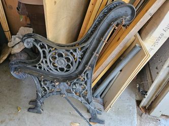 Metal bench