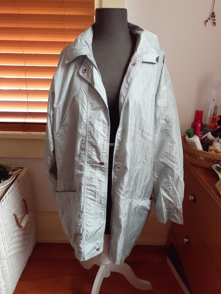 Large Vintage  HABand Raincoat