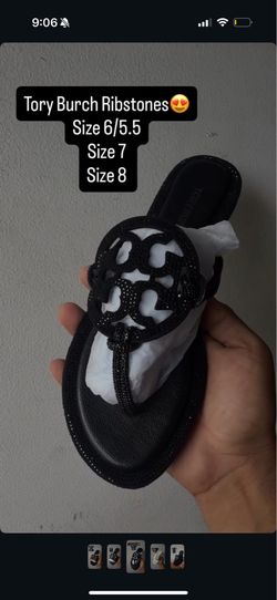 Tory Burch Ribstone woman slides