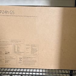 New HP P24 G5 23.8" Full HD Edge LED LCD Monitor - 16:9 - Black