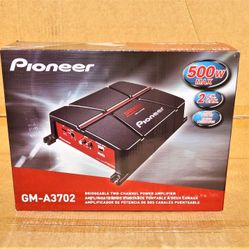 Pioneer Car Amp System 500 Watts 2 Ch Power Amplifier GM-A3702 🚨 Payment Options Available 🚨 No Credit Needed 🚨 