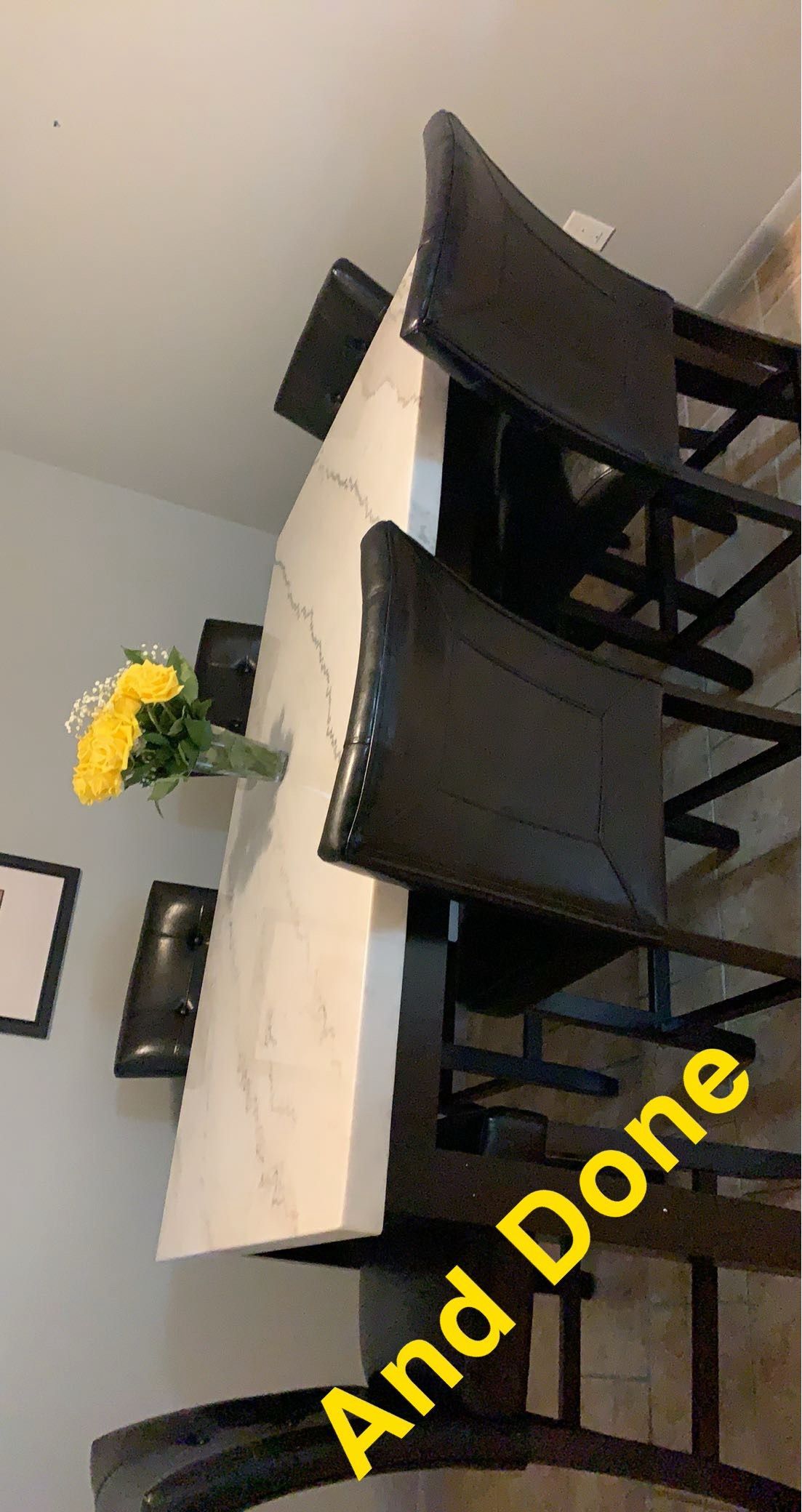 Marble Table And Chairs