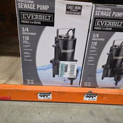 Everbilt Sewer Pump