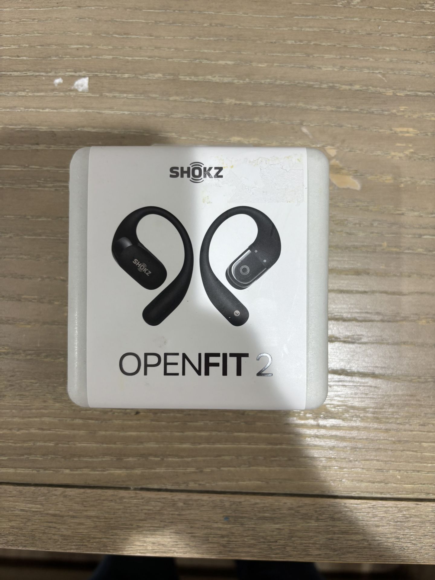 SHOKZ OpenFit 2 Open-Ear Headphones,True Wireless Bluetooth Earphones with Microphone,Earhook Earbuds with 48 Hours of Playtime,Fast Charging,IP55