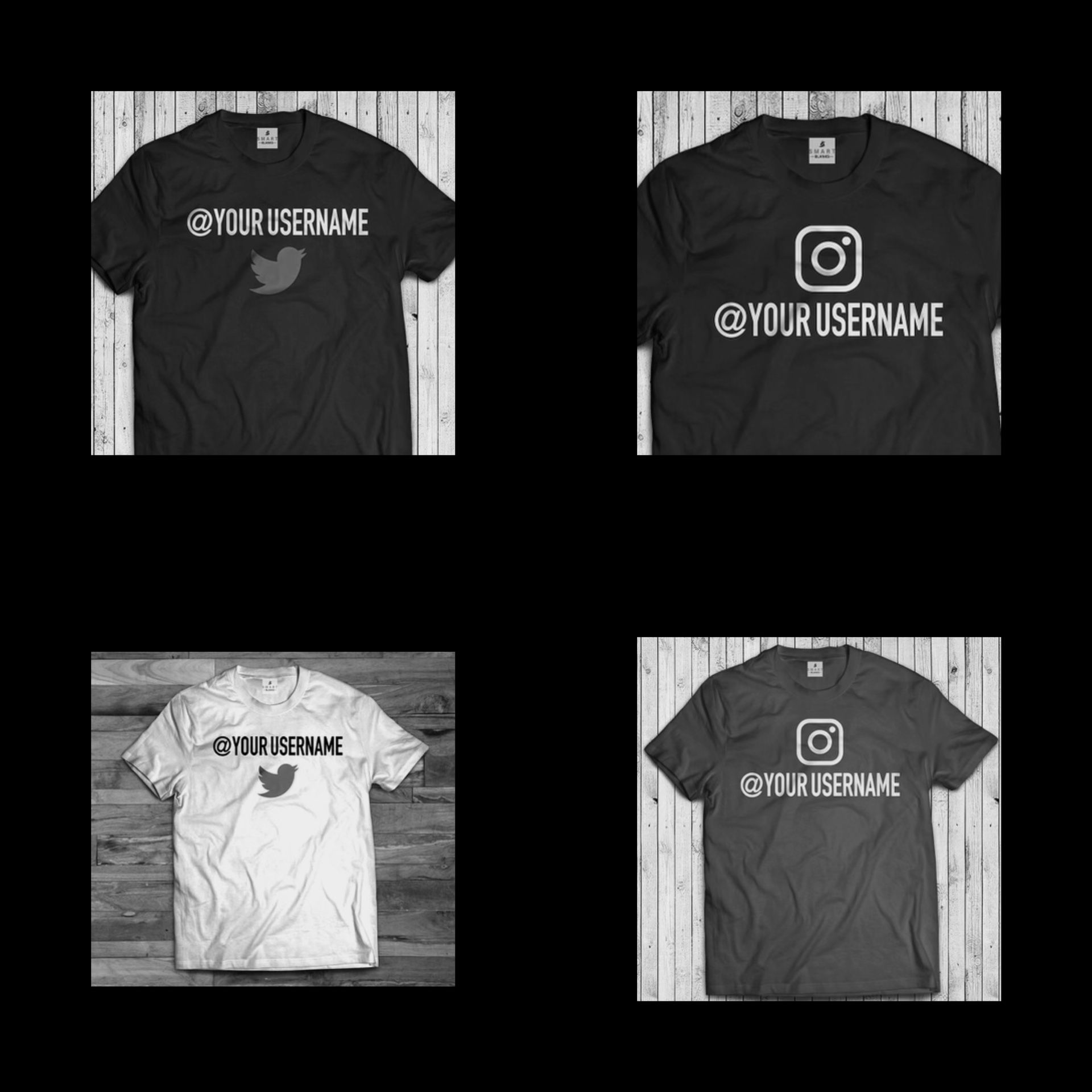 Custom Social Media T-shirts