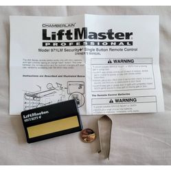 LiftMaster 971LM 1-Button Garage Door Opener Remote with Clip