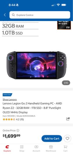 Lenovo Legion Go 2 steam deck