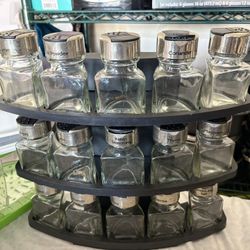 Spice Jar With Rack 