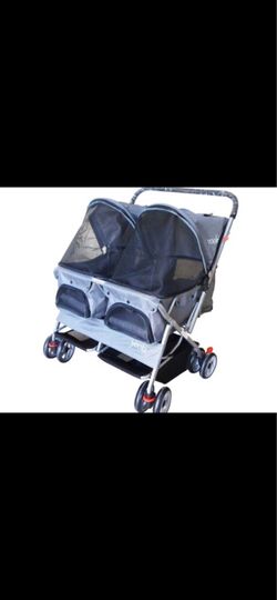 Double Doggie Stroller Like New