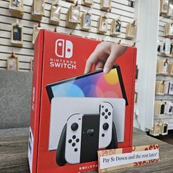 Nintendo Switch Oled Gaming Console - Pay $1 To Take It Home Today and pay the rest later.