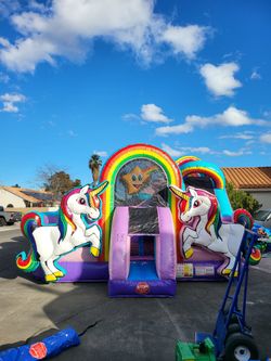 Unicorn Combo Playground Jumper