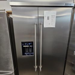 42" KITCHENAID BUILT IN STAINLESS STEEL REFRIGERATOR 
