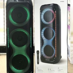 Triple 8” Rechargeable Portable Karaoke Speaker
