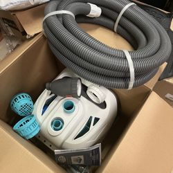 Intex 700 Gal Per Hour Above Ground Pool Cleaner Robot Vacuum w/ 21 Ft Hose