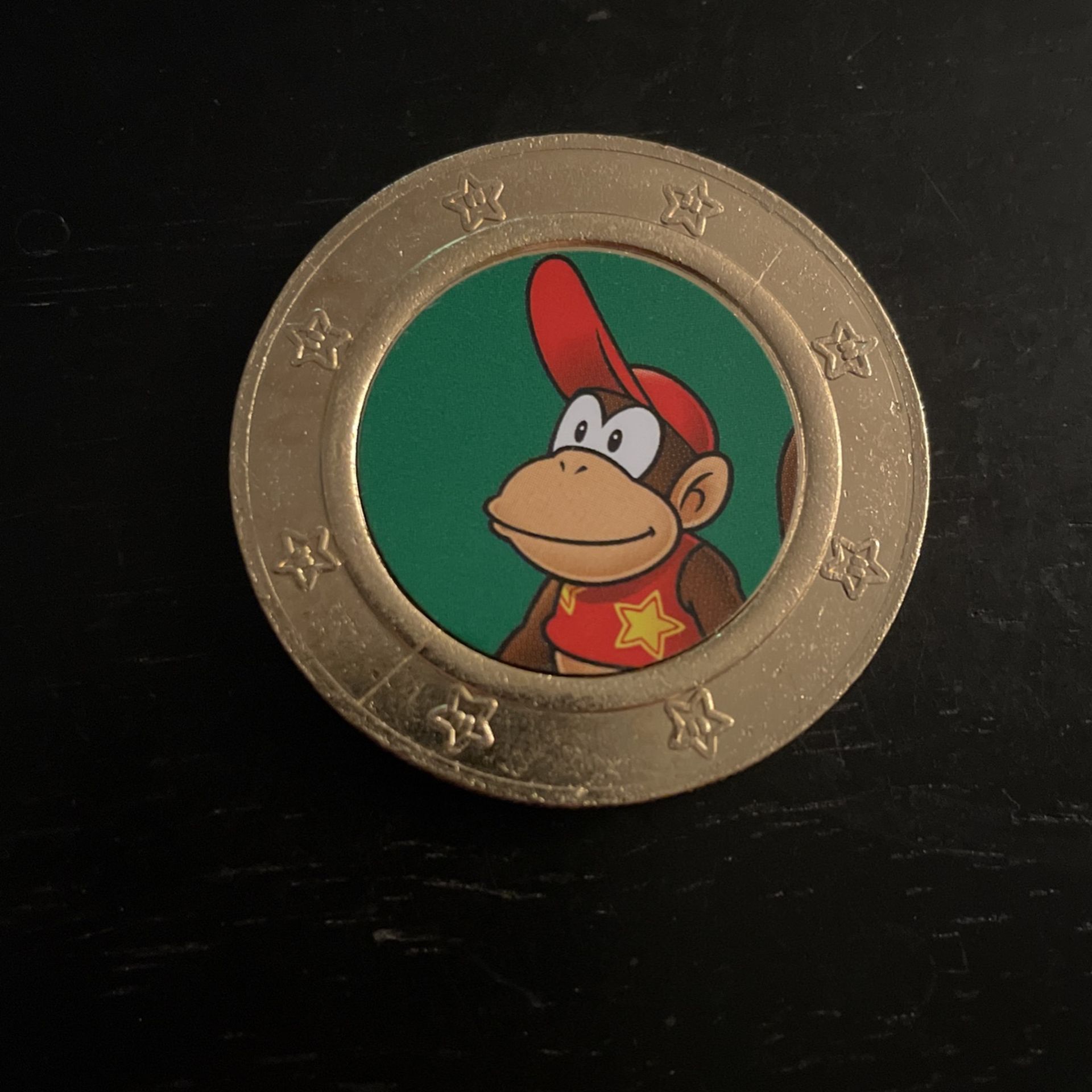 Super Mario Wonderball Coin - Diddy Kong