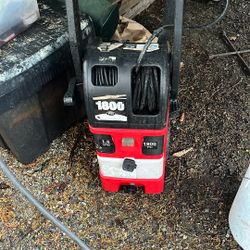 Pressure Washer 1800 Psi 1.5 Gps