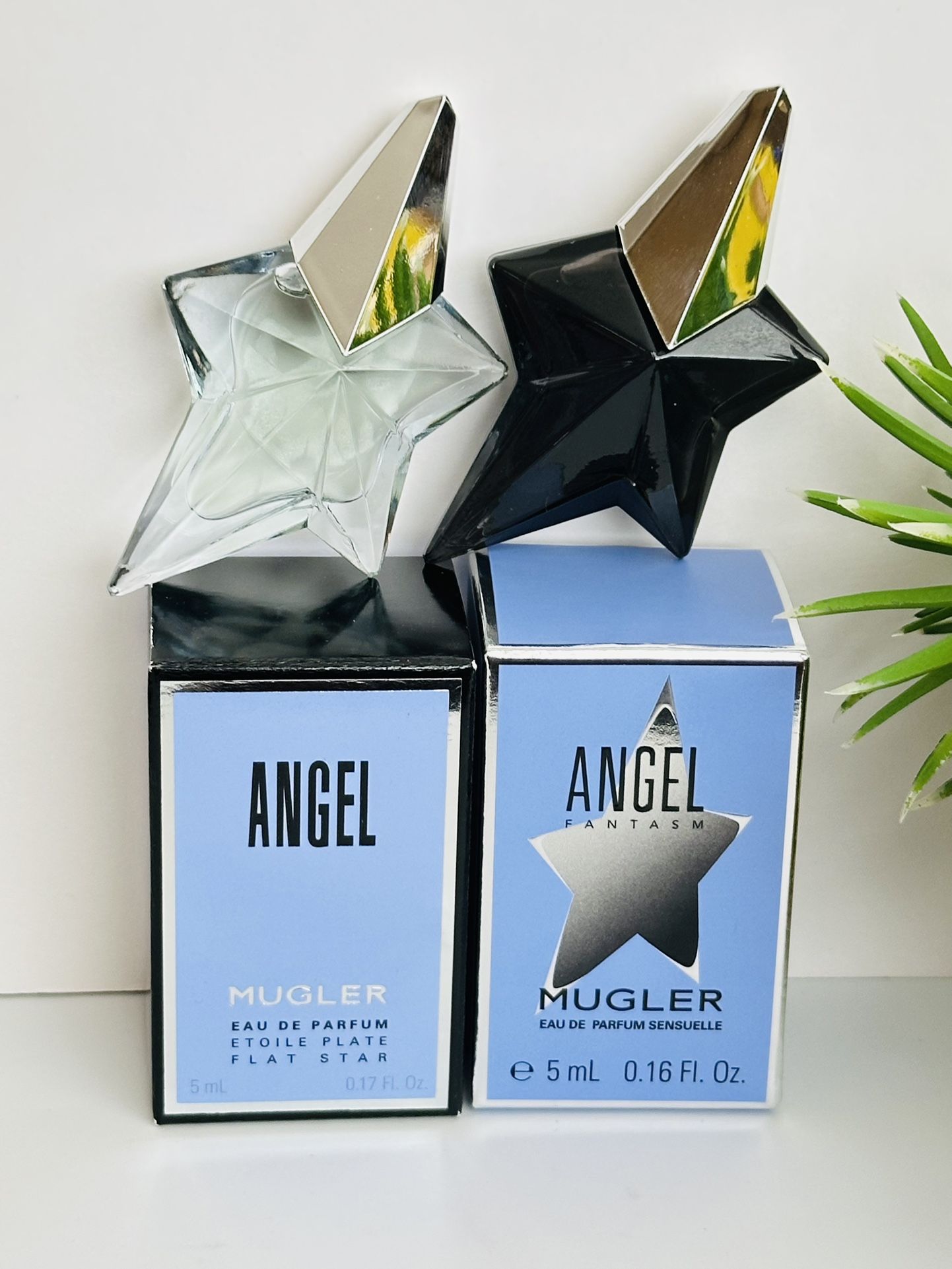 Mugler Angel Fantasm & Mugler Angel EDP Mini 5ml each