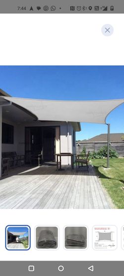 Sun Shade Sail  Sunshade for Backyard Yard Deck Patio