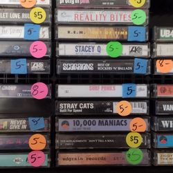 Cassette tapes REM cassettes