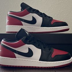 Nike Air Jordan 1 Low (GS) | Bred Toe | Size 6Y | Style# 553560-612 | !! NEW !!