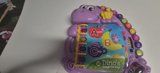LeapFrog Dino's Delightful Day Interactive Book Toy