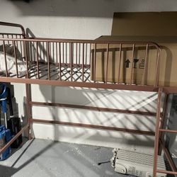Rose gold Loft Bed 