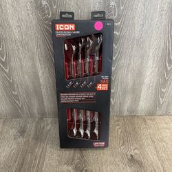 ICON LARGE COMBINATION WRENCH SET WCS-4