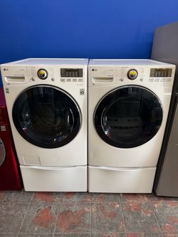 LG set washer and dryer gas