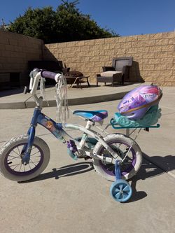 Disney Elsa Toddler bike W/ Helmet