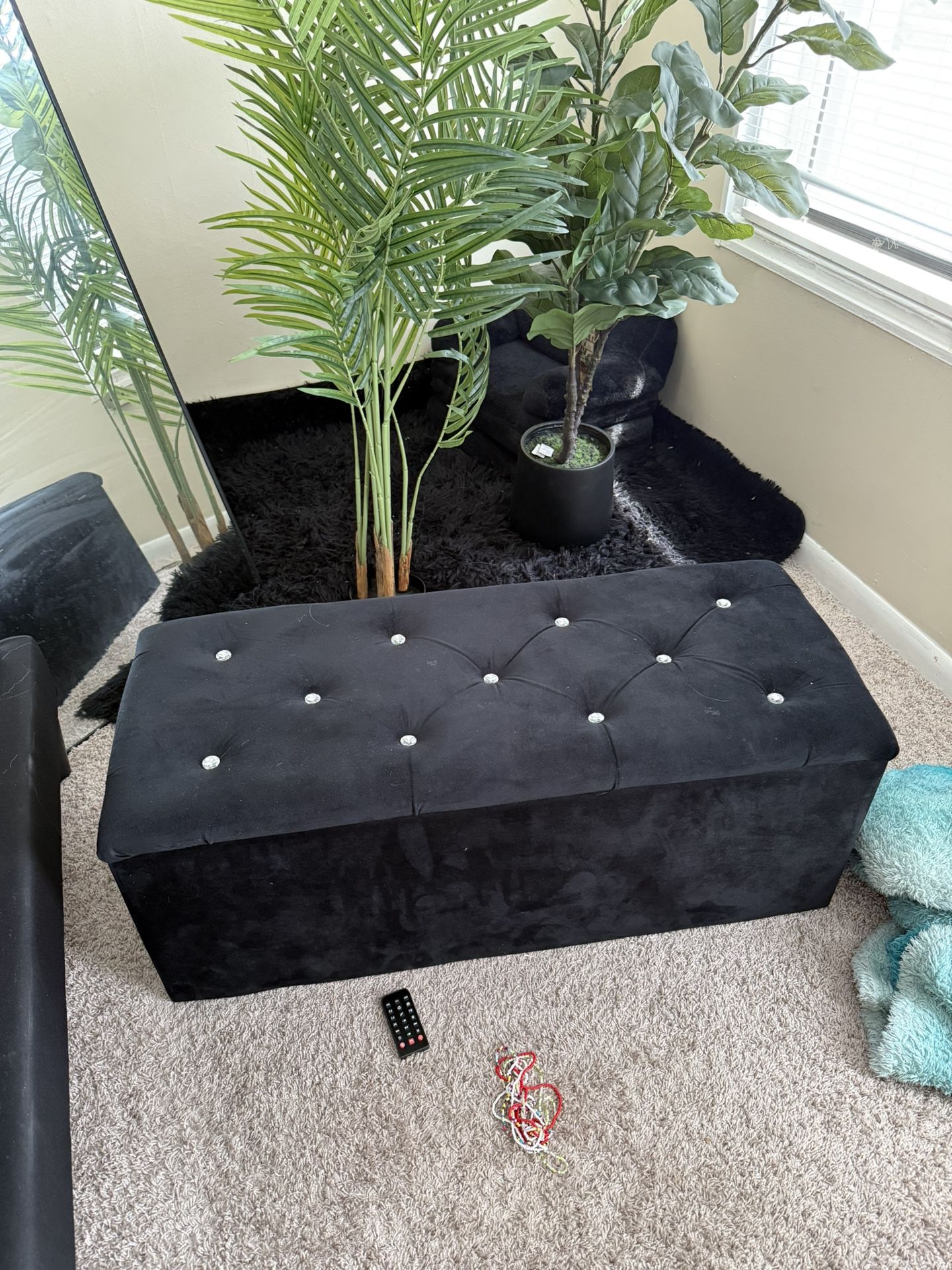 Ottoman Storage - Durable, Lightweight, MUST SELL ASAP! $40 OBO