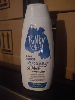 Punky Colour 3-in-1 Color Depositing Shampoo and conditioner Bluemania
