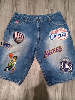 UNK NBA DENIM SHORTS  MEN'S SIZE 40