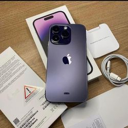 Apple IPhone 14 Pro 128gb  Unlocked, FREE Smartwach/ Headphones. Pay $1 Today Rest in payments. NO CREDIT NEEDED FINANCING