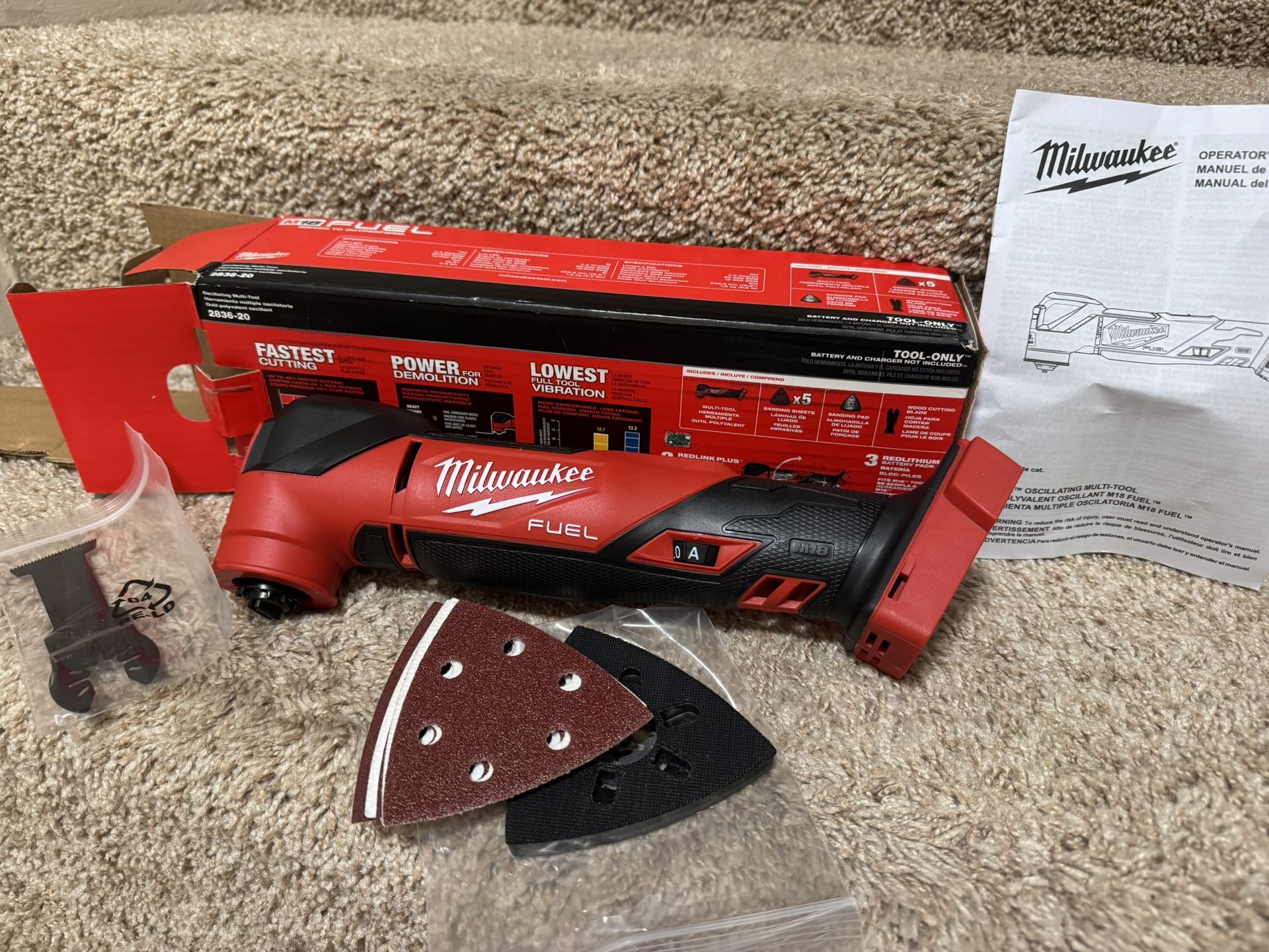 M18 FUEL 18V Lithium-Ion Cordless Brushless Oscillating Multi-Tool