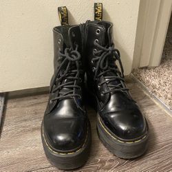 Women’s Black Doc Marten Platform Boot