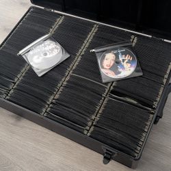 Almost 1000 DVDs In Organized Case!