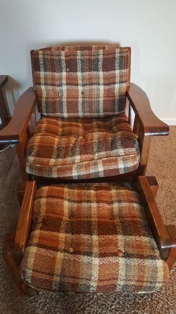 Rocking chair with foot rest