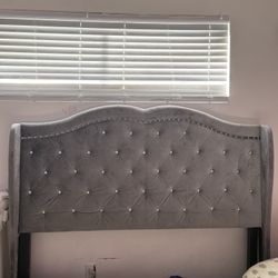 Velvet Bed Headboard