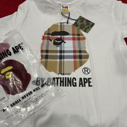 Bape x Burberry Tee Shirt 