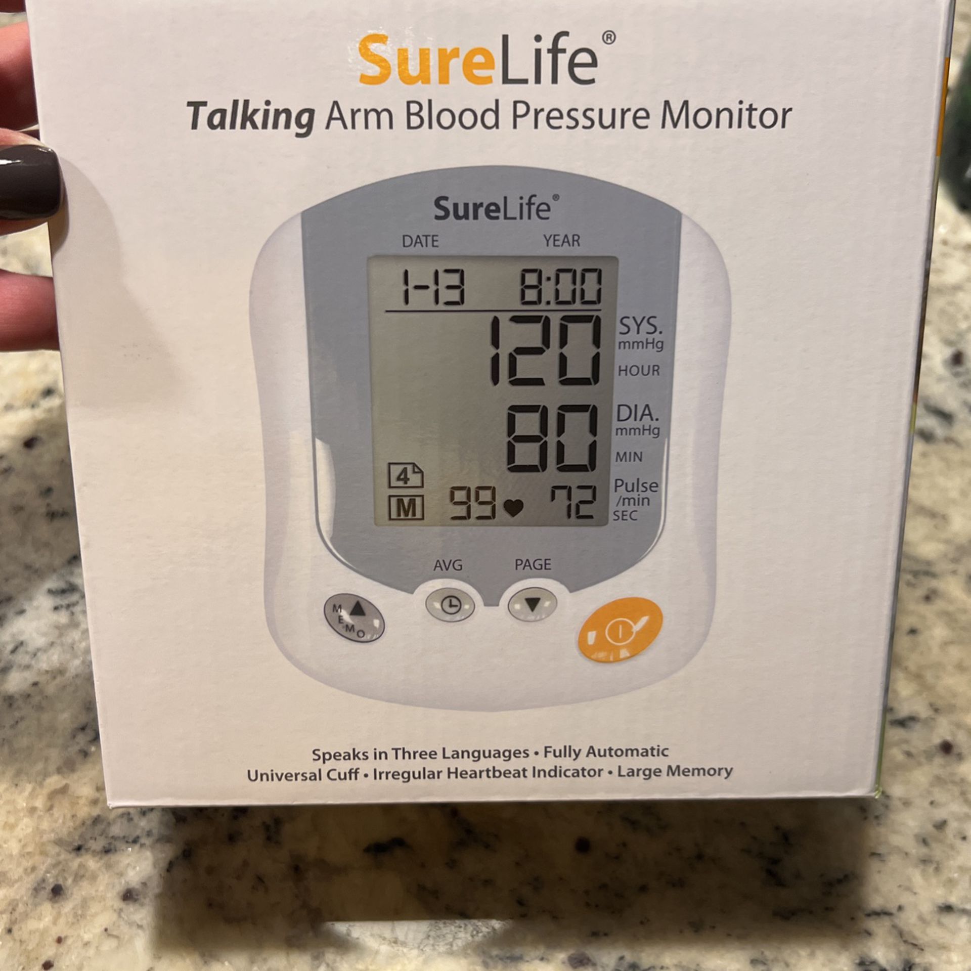 SureLife Blood Pressure Monitor w/cuff