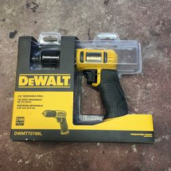 New Dewalt 3/8” Reversible Drill For Compressor