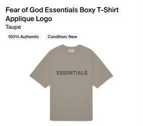 Fear of God Essentials TAUPE T Shirt