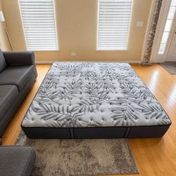 King Sealy Posturepedic Plus Mattress - ONLY 1 YEAR OF USE!