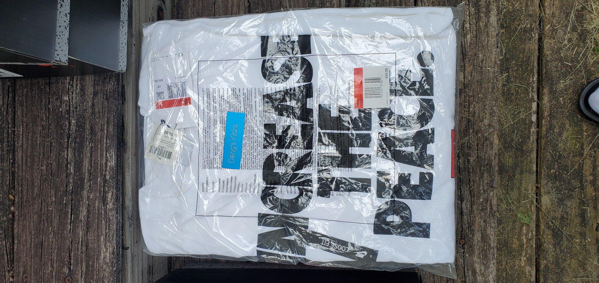 Nike x Stussy "Increase the peace" New Large