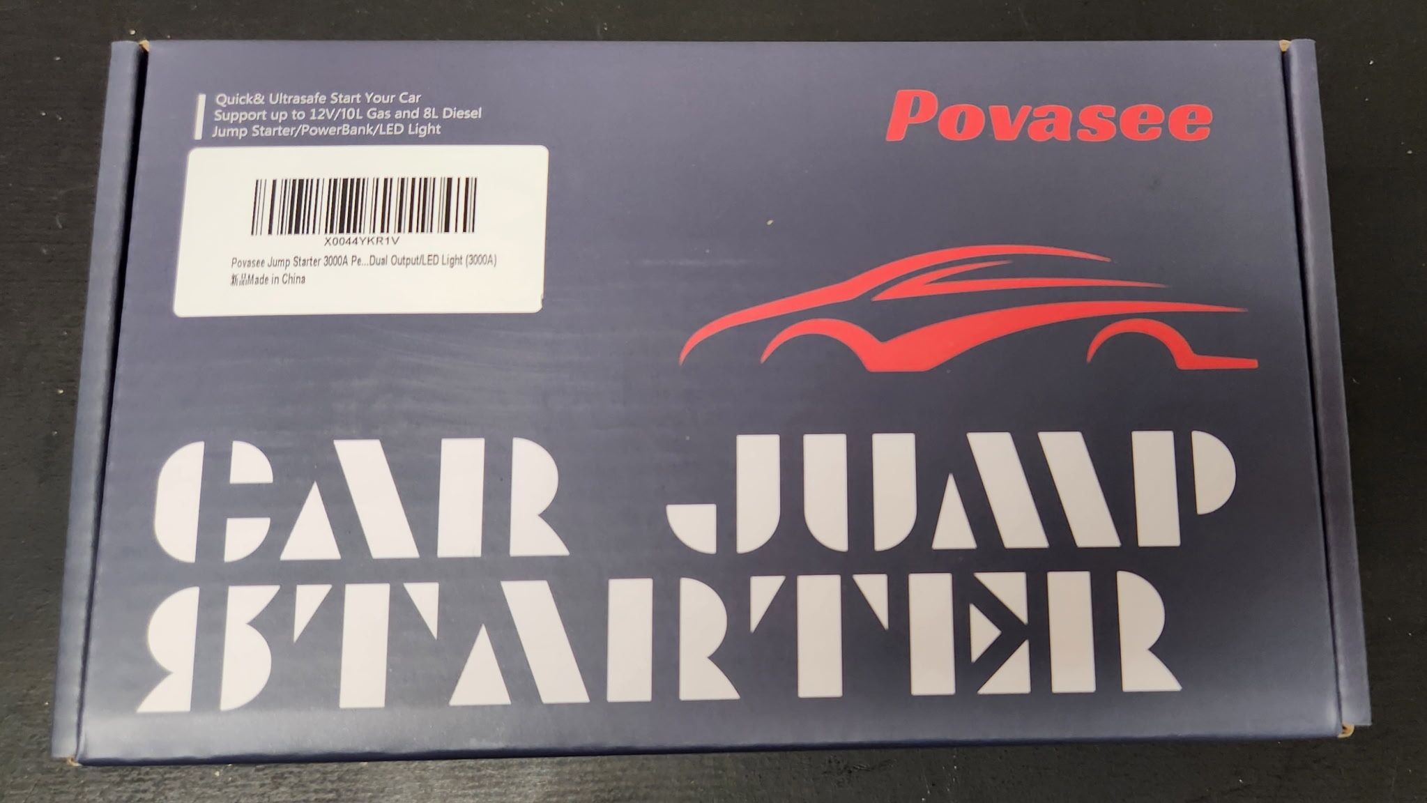 Povasee Car Jump Starter 