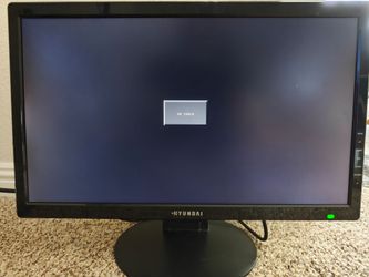 Hyundai P227DPL Black LCD Monitor with 6' DVID to HDMI cable