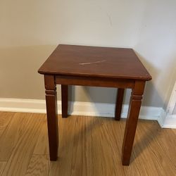 Small Wood Side Table 