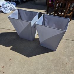 2 laundry baskets
