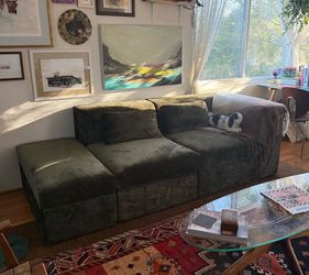 Cozey Atmosphere Modular Sofa w/storage - $600