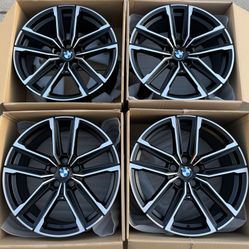 FOUR BRAND NEW OEM BMW G20 G21 M340i G42 M240i Black/Polished Face 797M Wheels Rims